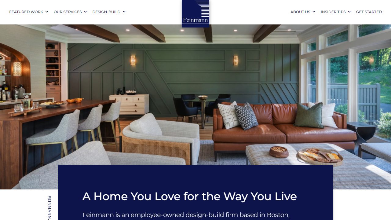 Feinmann website preview