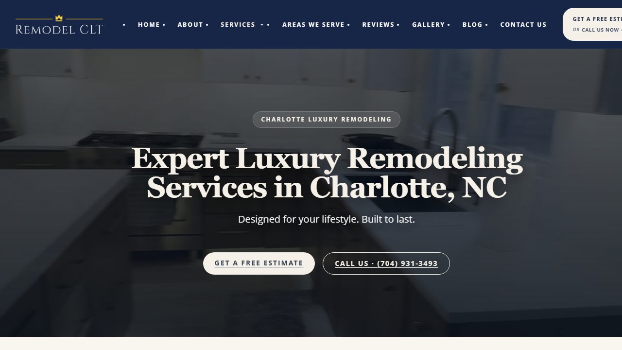 Remodel CLT website preview